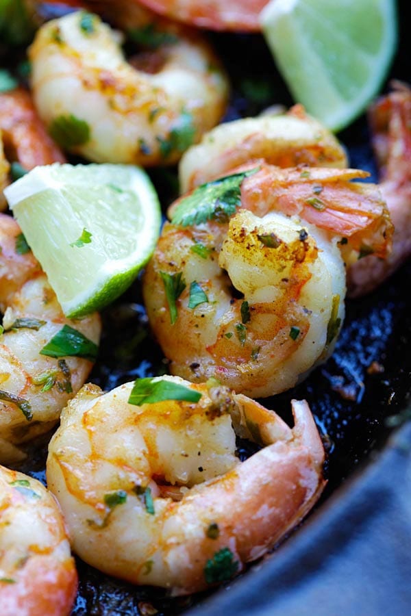 Cilantro Lime Shrimp | Easy Delicious Recipes