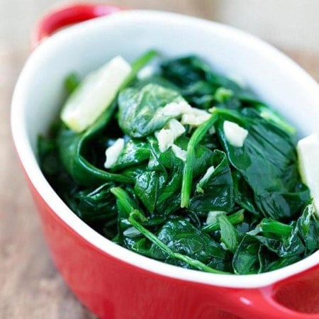 Creamed Spinach - Rasa Malaysia