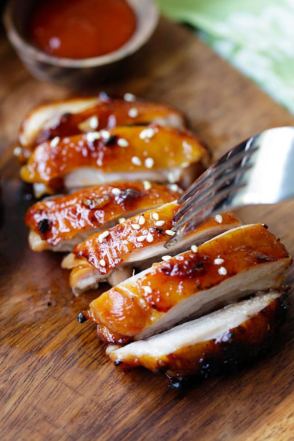 Honey Sriracha Chicken  Easy Delicious Recipes