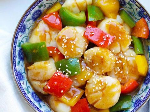 Szechuan Scallops Rasa Malaysia