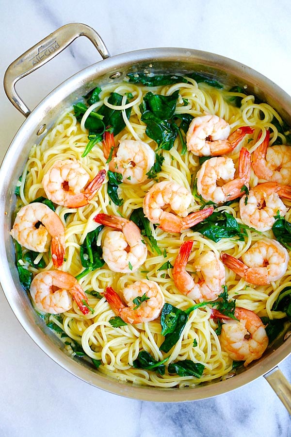 Creamy Shrimp Pasta | Easy Delicious Recipes