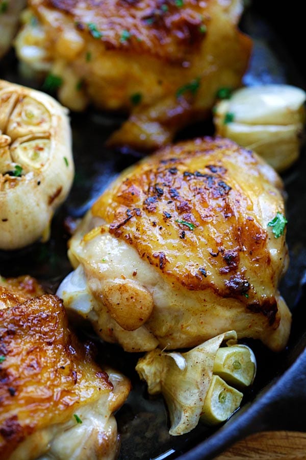 Easy Garlic Chicken recipe.