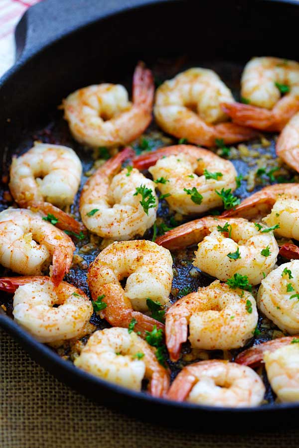 Garlic Shrimp | Easy Delicious Recipes