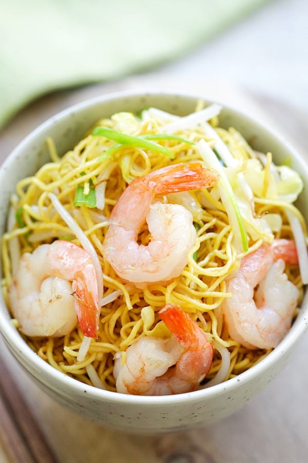 Shrimp Chow Mein Rasa Malaysia