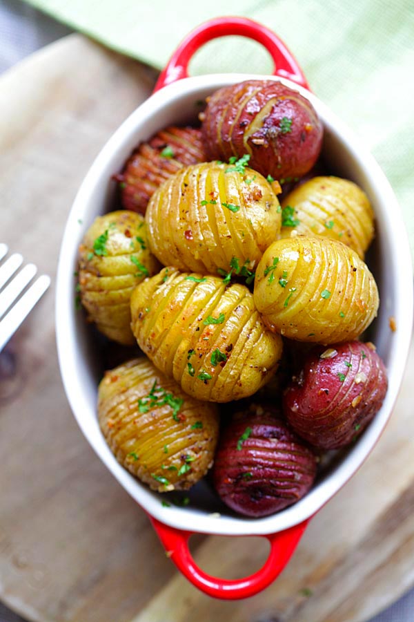 Potato Recipes Garlic Roasted Potatoes Oven Roasted Potatoes Rasa