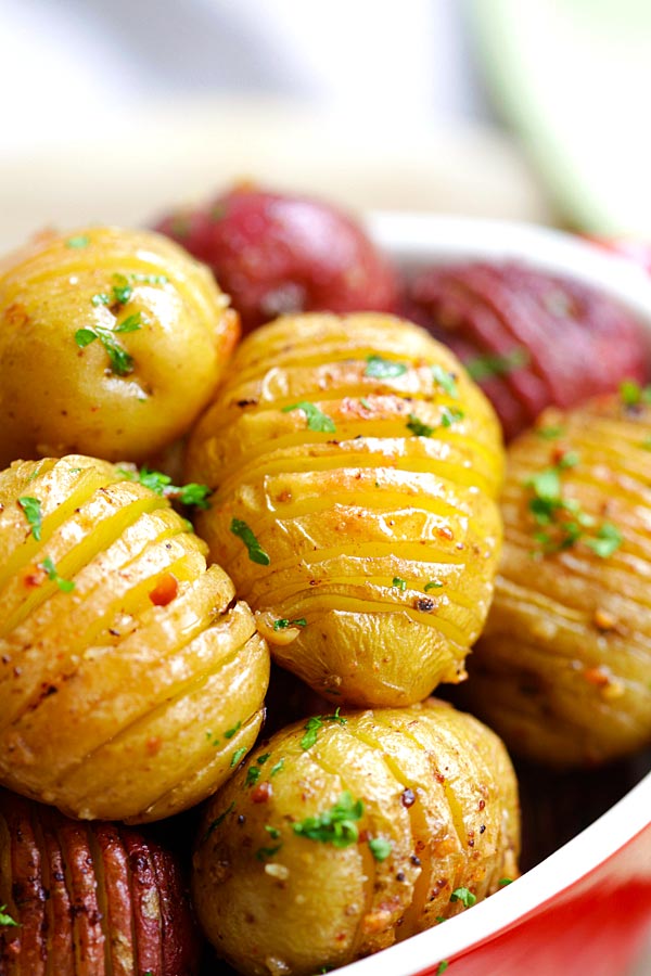 Potato Recipes Garlic Roasted Potatoes Oven Roasted Potatoes Rasa Malaysia