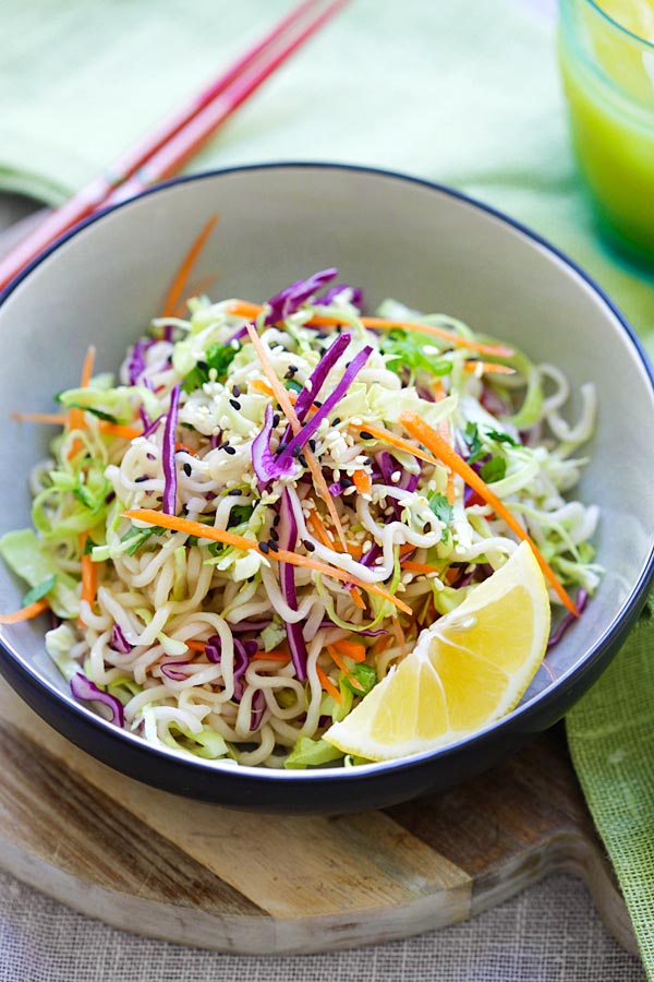 Ramen Noodle Salad Recipe - Rasa Malaysia