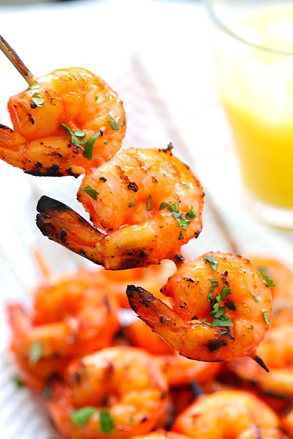 tandoori shrimp skewers