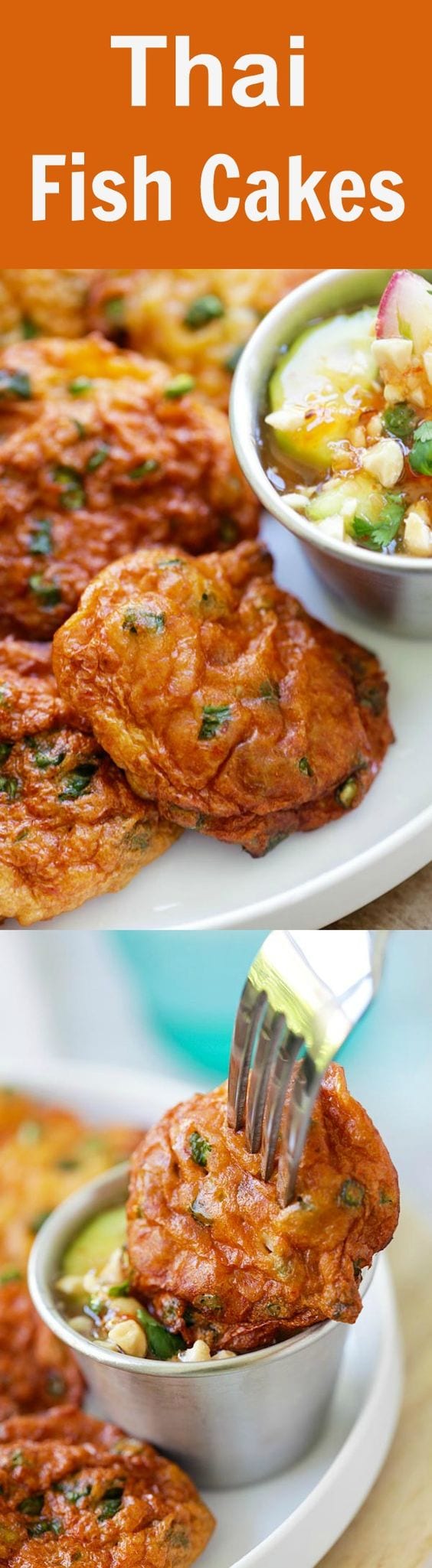 Thai Fish Cakes – best and easiest Thai fish cakes recipe or Tod Mun Pla that tastes just like Thai restaurants. So good! | rasamalaysia.com