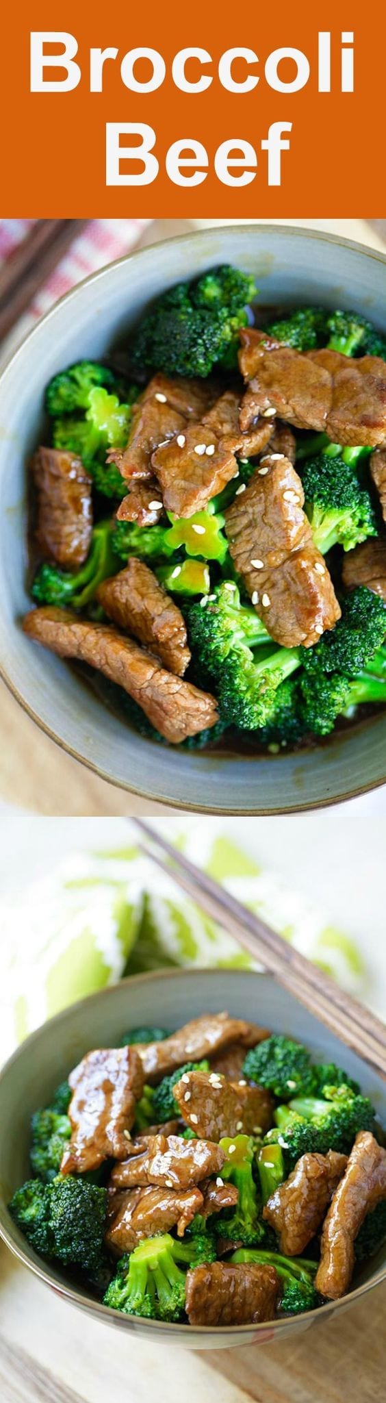 Broccoli Beef - best and easiest homemade beef and broccoli in brown sauce. You'll never need another broccoli beef takeout | rasamalaysia.com