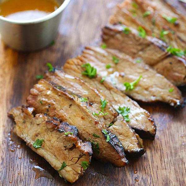 Flank steak marinade outlet honey