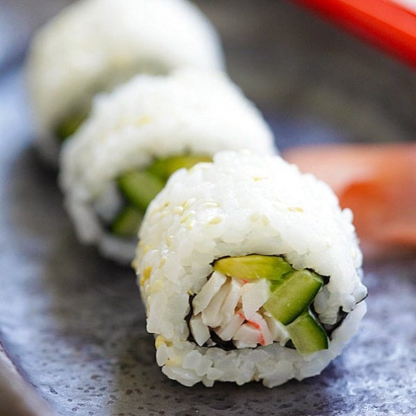 Easy California Sushi Rolls - Yummy Healthy Easy