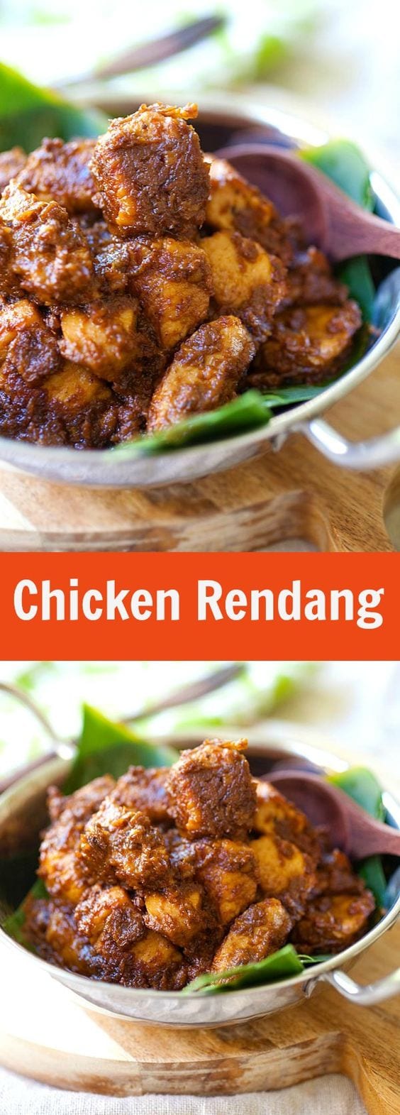 Chicken Rendang – amazing Malaysian-Indonesian chicken stew with spices and coconut milk. Deeply flavorful. The best rendang recipe ever! | rasamalaysia.com