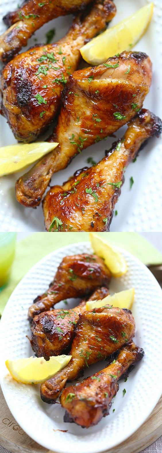 Hawaiian Baked Chicken – savory sweet and crazy delicious baked Hawaiian chicken drumsticks with only 3 ingredients. Finger-lickin’ good | rasamalaysia.com