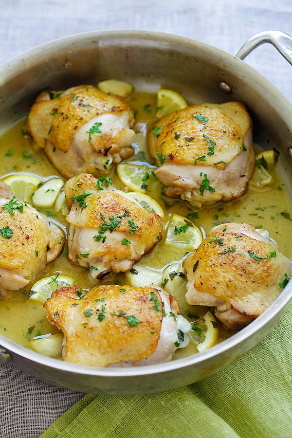 Skillet Lemon Chicken (The Easiest Recipe!) - Rasa Malaysia