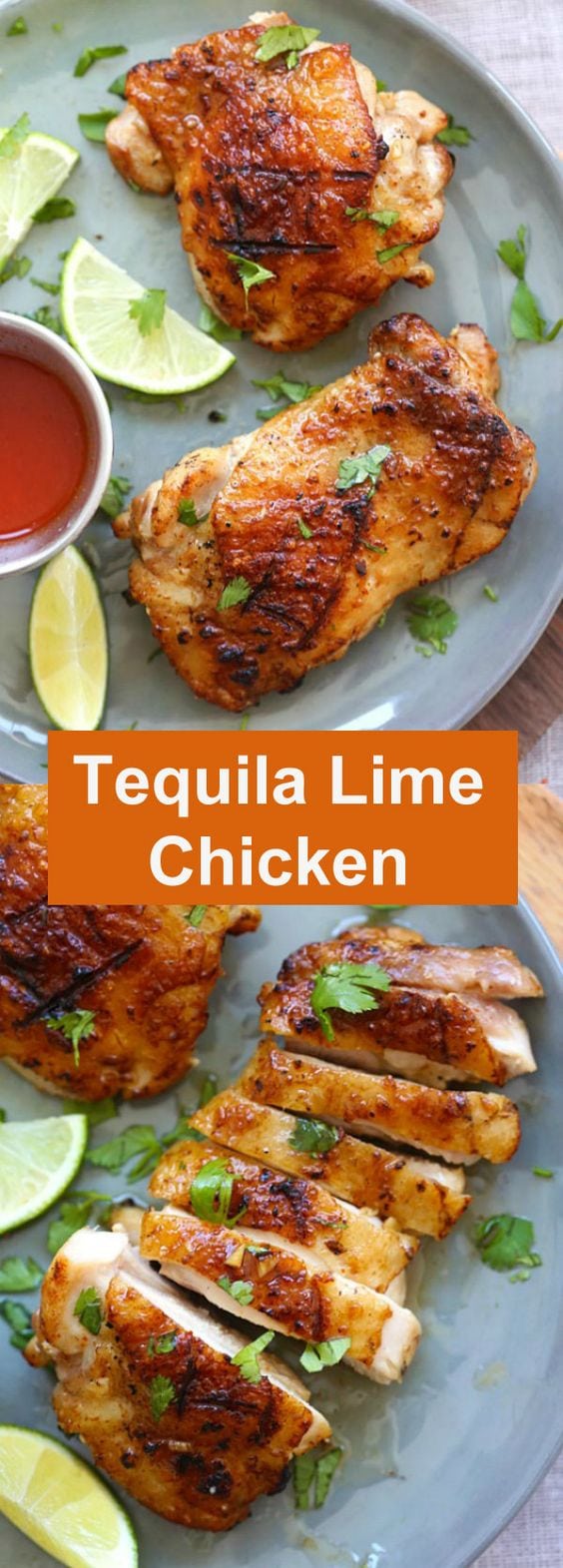 Tequila Lime Chicken - amazing chicken marinated with tequila, lime and garlic. This tequila lime chicken recipe tastes better than restaurant's | rasamalaysia.com