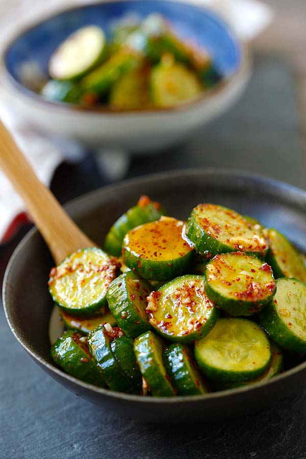 Asian Cucumber Salad | Easy Delicious Recipes