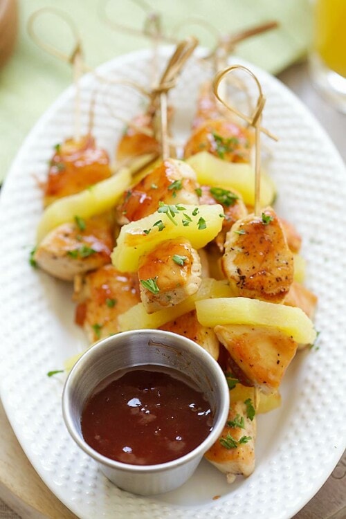 Hawaiian Chicken Kabobs (The Best Recipe!) Rasa Malaysia
