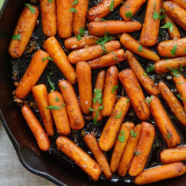 honey balsamic carrots