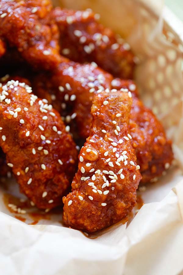 Korean Fried Chicken Bonchon style chicken recipe.