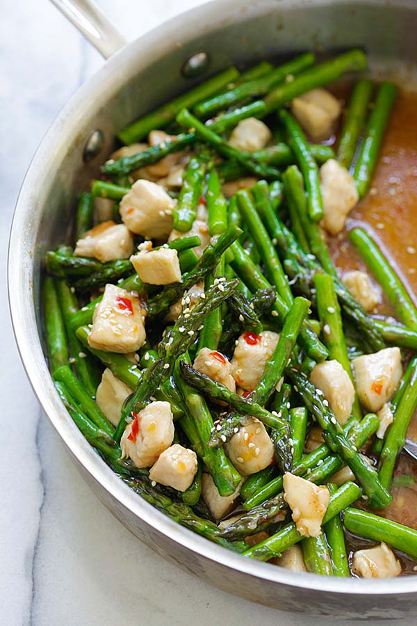 Chicken and Asparagus - Rasa Malaysia