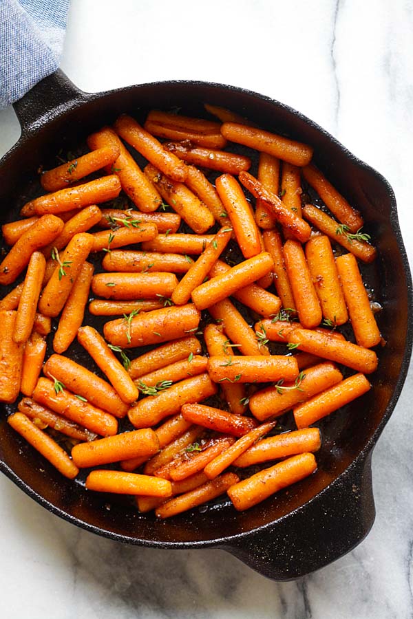 Brown Butter Garlic Honey Roasted Carrots Rasa Malaysia