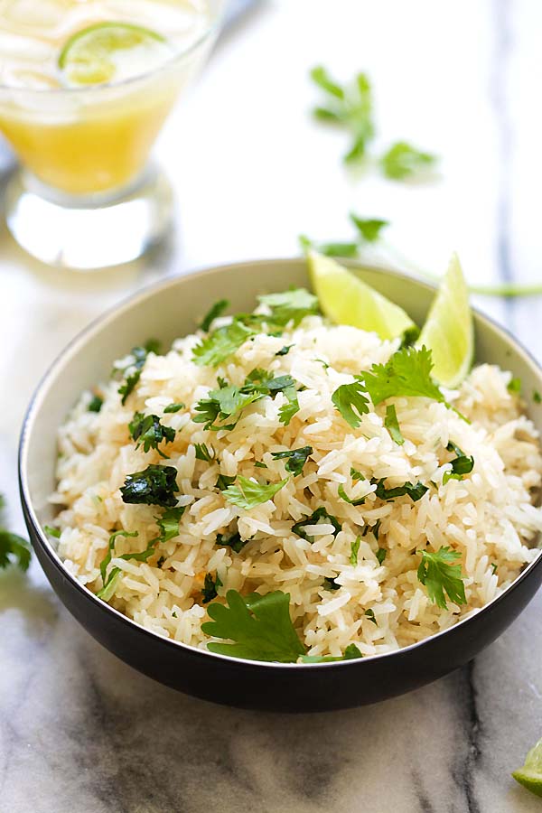 Cilantro lime rice recipe.