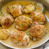 creamy garlic thyme chicken