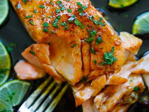 Honey Lime Salmon Rasa Malaysia