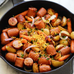 skillet sausage and potatoes