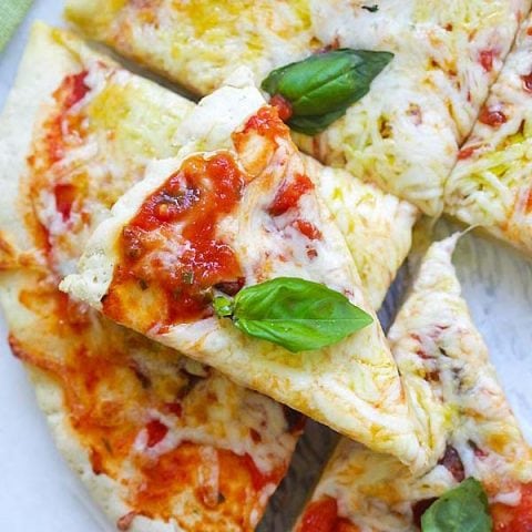 gluten-free pizza margherita