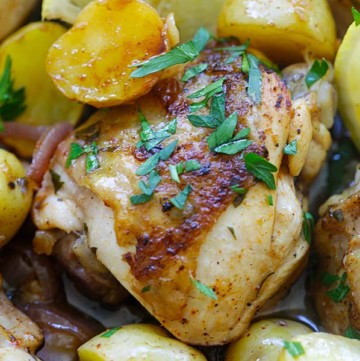 Spanish Chicken and Potatoes - Rasa Malaysia