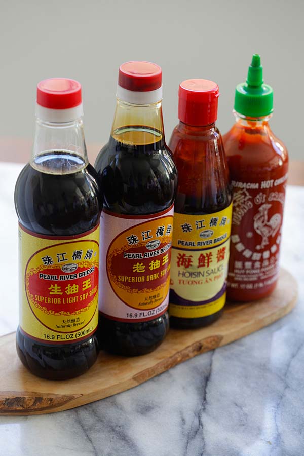 4 main hoisin sauce ingredients.