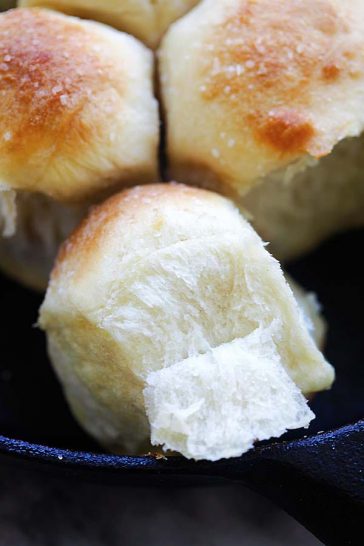 Skillet Dinner Rolls Rasa Malaysia