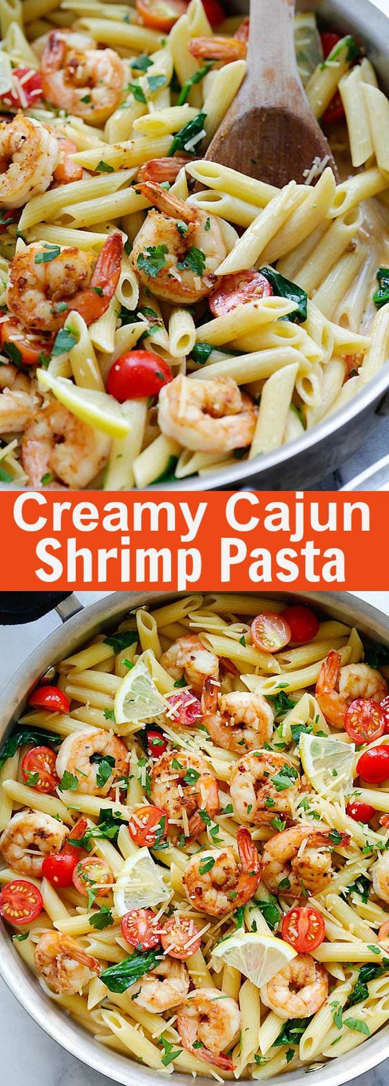 Cajun Shrimp Pasta (Creamy & Spicy) - Rasa Malaysia