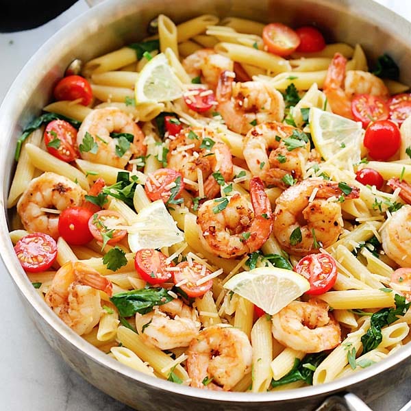 Cajun Shrimp Pasta (Creamy & Spicy) - Rasa Malaysia