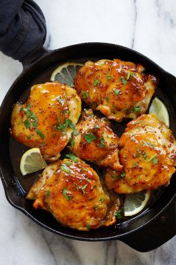 Spicy Honey-Glazed Chicken - Rasa Malaysia