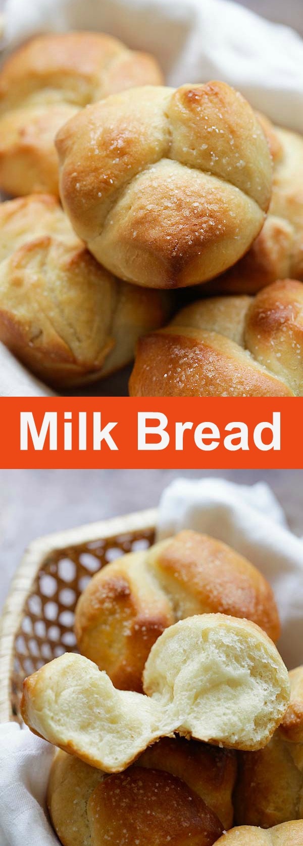 Milk Bread – Japanese-inspired milk bread that is cotton soft, sweet and delicious. Using roux method, this milk bread recipe is a keeper | rasamalaysia.com