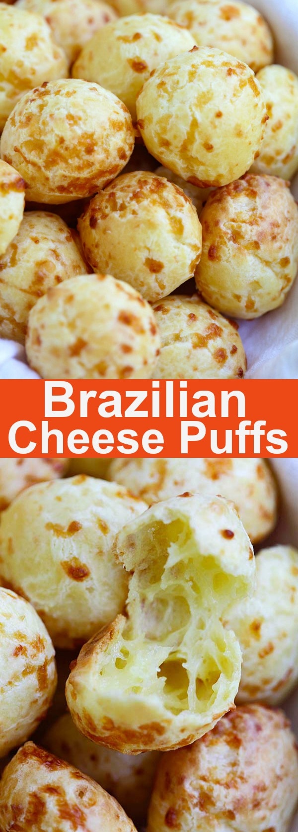 Brazilian Cheese Puffs – fully loaded Pão de Queijo with Parmesan cheese. These cheese puffs are addictive and taste just like Brazilian restaurant’s | rasamalaysia.com