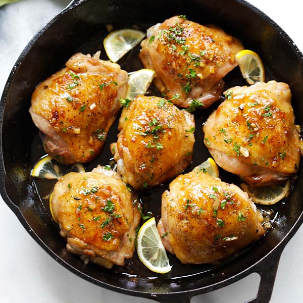 brown butter honey garlic chicken