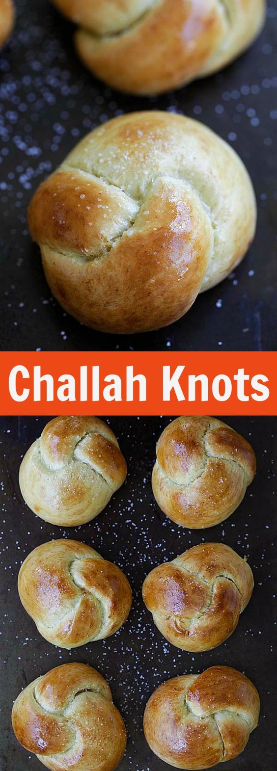 Challah Knots – pillowy soft yeast buns tied up in a knot. Easy and fail-proof challah recipe that yields amazing bread that you can’t stop eating | rasamalaysia.com