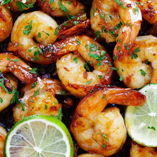 Garlic Honey Lime Shrimp Recipe | Recipe Cart