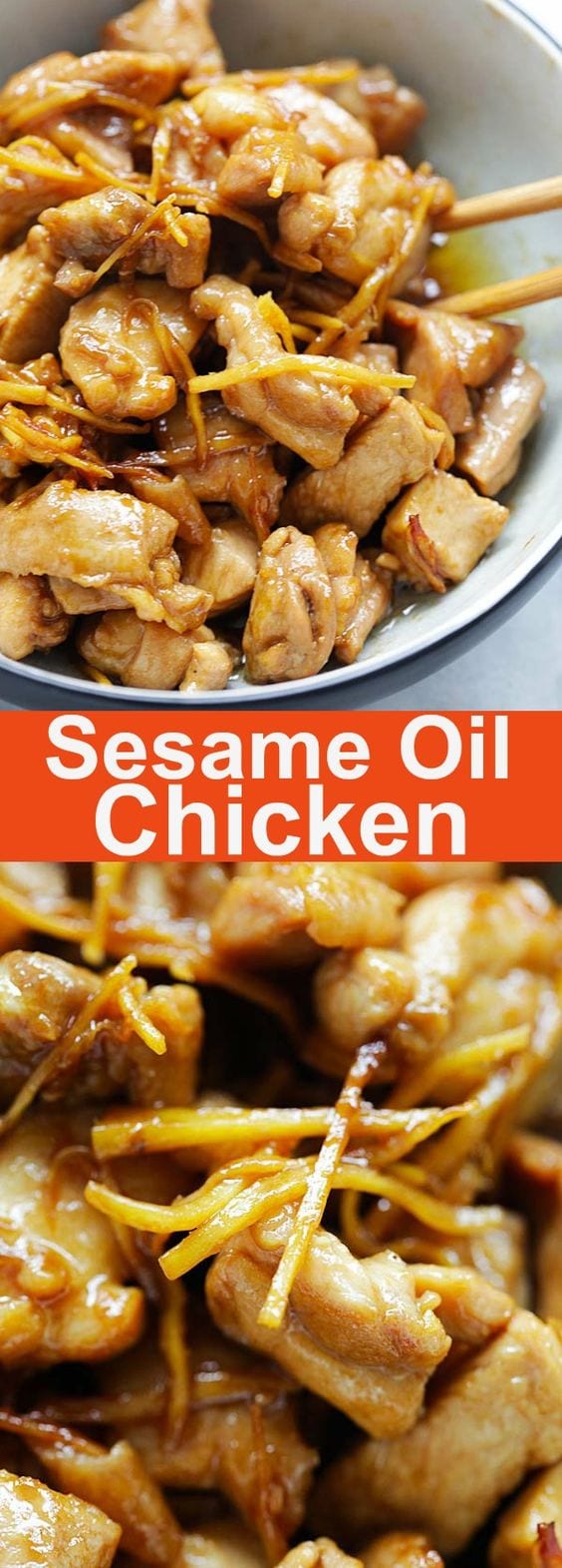 Sesame Oil Chicken (