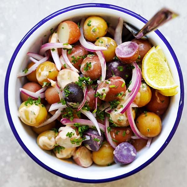 baby potatoes salad