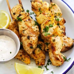 Chicken Souvlaki.