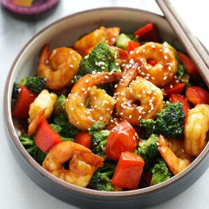 Hoisin Shrimp with Broccoli