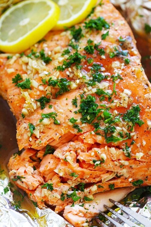 Soy Honey Butter Salmon - Rasa Malaysia