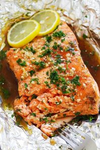 Soy Honey Butter Salmon - Rasa Malaysia