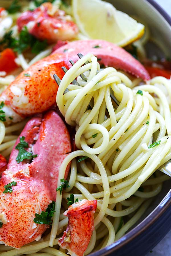 This Lobster pasta is one of the best lobster and pasta recipes.