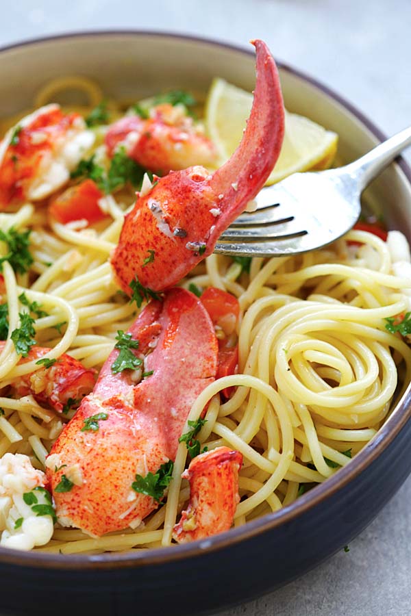 Lobster Pasta - Rasa Malaysia